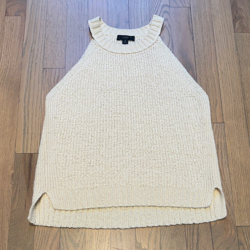 J. Crew Cream Knit Sweater